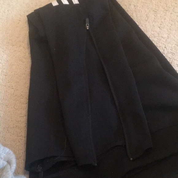 Adidas Climalite Leggings - Black/White Stripes - Picture 11 of 16